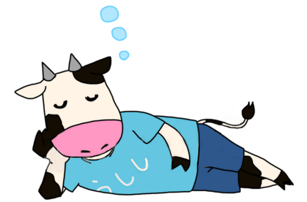 食べてすぐ寝ると牛になる？